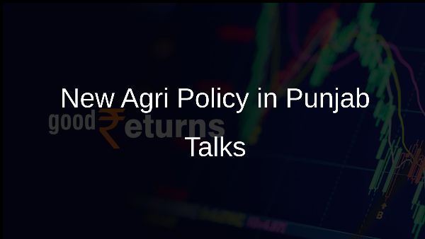 New Agri Policy in Punjab Talks