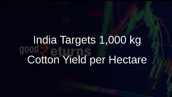 India Targets 1,000 kg Cotton Yield per Hectare