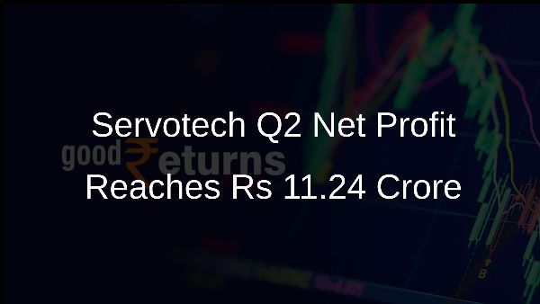 Servotech Q2 Net Profit Reaches Rs 11.24 Crore Servotech Q2 Net Profit Reaches Rs 11.24 Crore