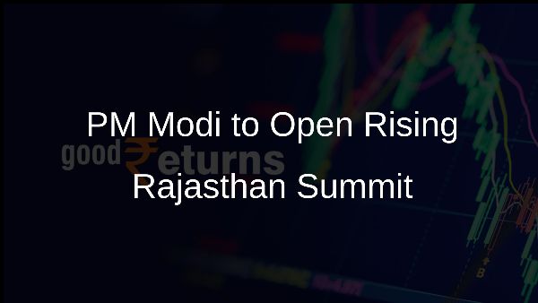 PM Modi to Open Rising Rajasthan Summit