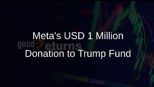 Metas USD 1 Million Donation to Trump Fund Metas USD 1 Million Donation to Trump Fund