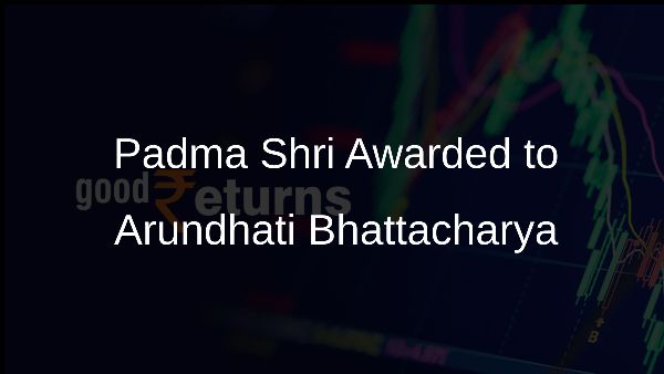 Padma Shri Awarded to Arundhati Bhattacharya