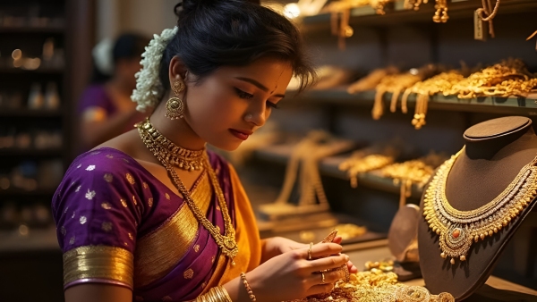 Gold Rate in India Today Slips from Record Peak, March 15: 22K/100g Gold Falls R