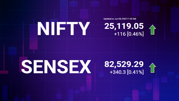 Stock Market Live Updates: Sensex Above 82,000, Nifty Over 25,000 Mark