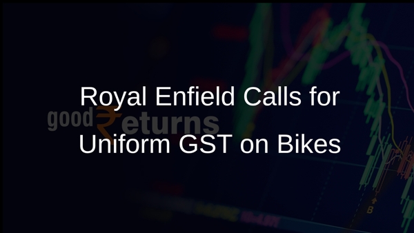Royal Enfield Calls for Uniform GST on Bikes