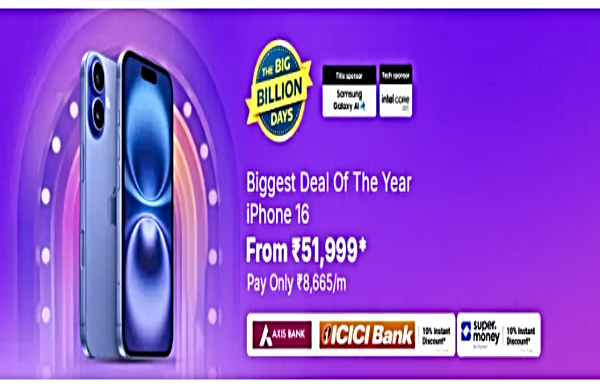 iPhone 16 + 16 Pro + 16 Pro Max Flipkart Big Billion Day 2025: What Are Prices? 