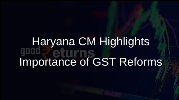 Haryana CM Highlights Importance of GST Reforms