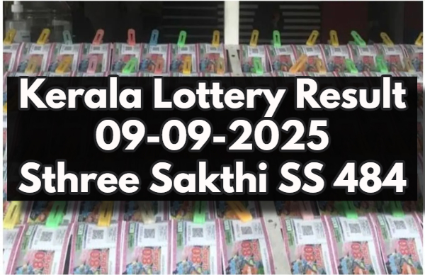 Kerala Lottery Result On 09-09-2025 For Sthree Sakthi SS 484 Lucky Draw: Winners