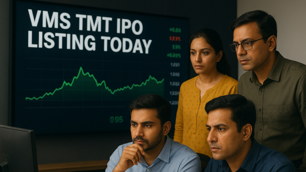 VMS TMT IPO Listing Today: Shares Debut At A Premium Of 6% To Issue Price 