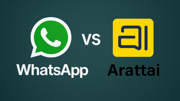 Arattai vs WhatsApp: What Makes Zoho’s Chat App Different WhatsApp?