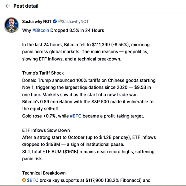 Bitcoin Crash: Why Cryptos Wiped $19 bn After Trump's 100% Tariffs On China? 