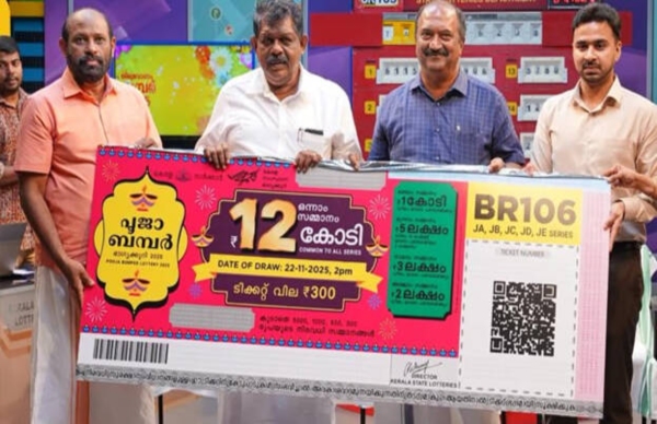 Kerala Lottery Result For Pooja Bumper 2025 BR-106: Prize Structures, Ticket