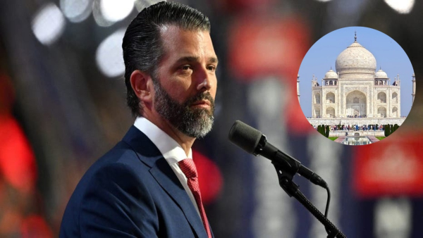 Donald Trump Jr. Arrives In India For Taj Mahal Visit And Wedding Donald Trump Jr. Arrives In India For Taj Mahal Visit And Wedding