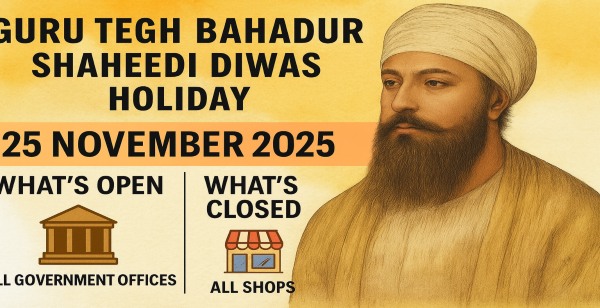 Guru Tegh Bahadur Shaheedi Diwas Holiday Today: Banks, Schools, What’s Open