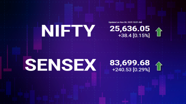 Markets@10 | Sensex Gains 240 Points, Nifty Holds Above 25,600