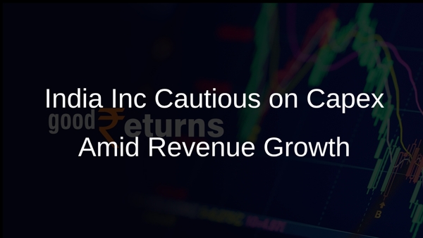 India Inc Cautious on Capex Amid Revenue Growth