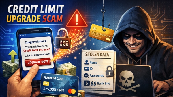 Don’t Let Fake Credit Limit Upgrade Scam Fool You! 5 Key Things To Know