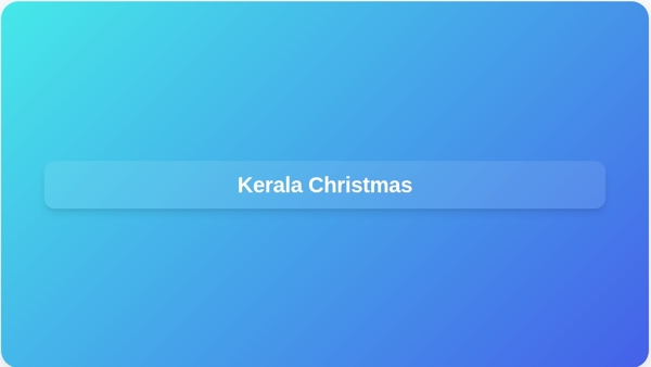 Kerala Christmas & New Year Special Trains Announced