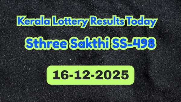 Kerala Lottery Result Today, DEC 16: Sthree Sakthi SS-498 Winning Numbers OUT