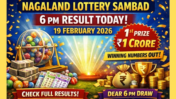 Nagaland Lottery Sambad 6 PM result Nagaland Lottery Sambad 6 PM result