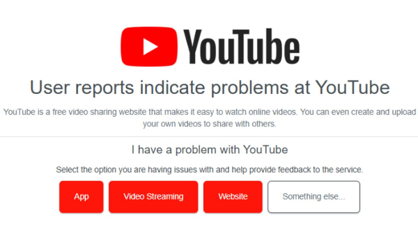 YouTube Down