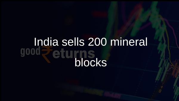 India sells 200 mineral blocks