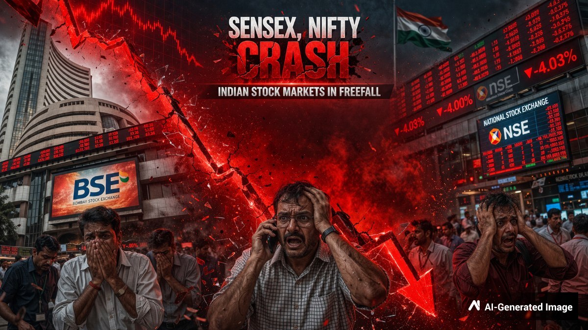 Stock Market Crash: Sensex, Nifty Hit 1-Year Low; How US-Israel-Iran War Wiped Out Rs 4,753,333 Crore