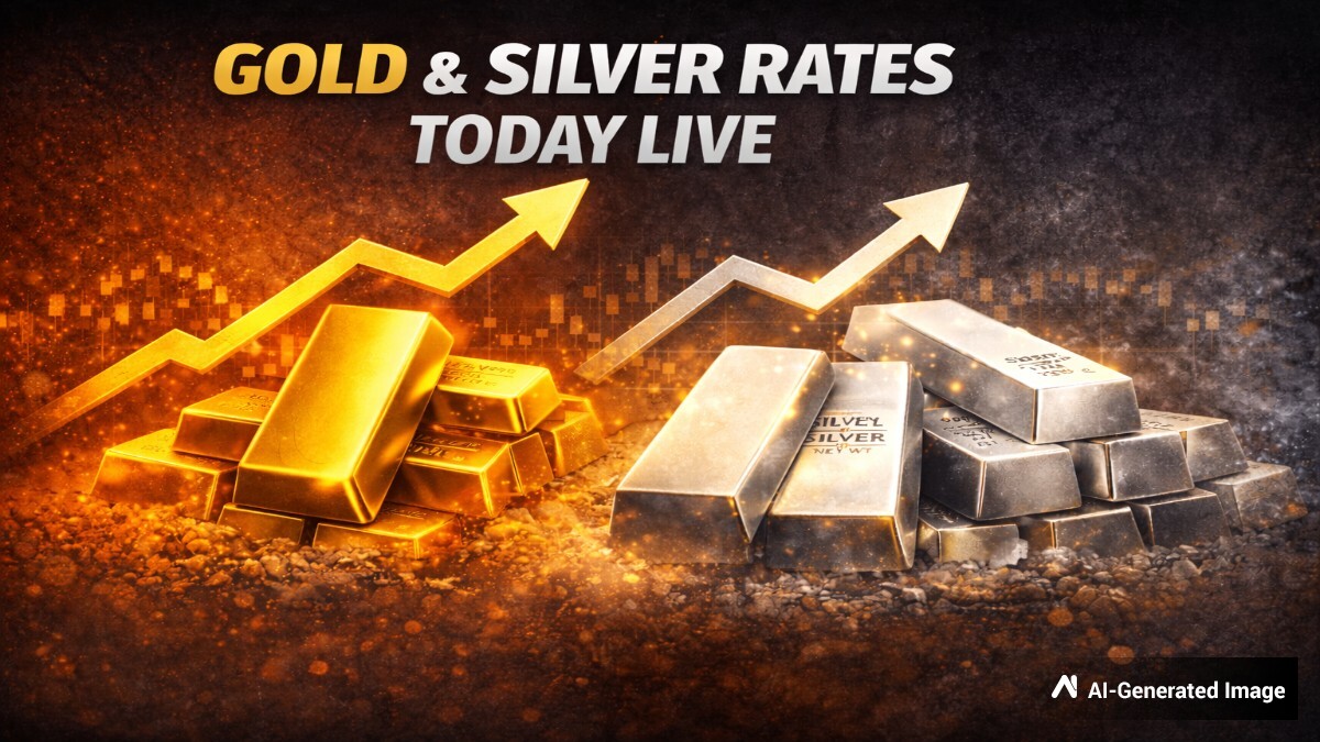 Gold & Silver Rates Today Live: MCX Gold Price Ends 2% Up, Silver Price Gains By Rs 13,000; 24K, 22K, 18K Gold