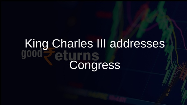 King Charles III addresses Congress