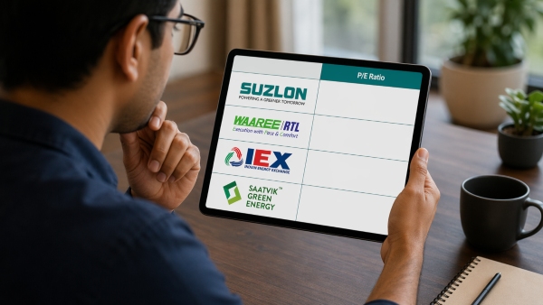 Suzlon Energy, Waaree, to IEX| 5 Mid, Small-Cap Stocks Below Industry P/E