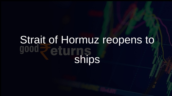 Strait of Hormuz reopens to ships