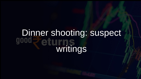 Dinner shooting: suspect writings