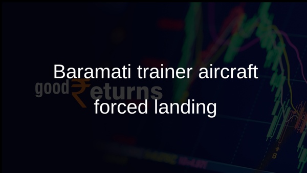 Baramati trainer aircraft forced landing