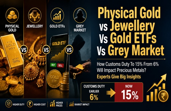 Physical Gold, Jewellery, Gold ETFs To Grey Market: Customs Duty Hike Impact 