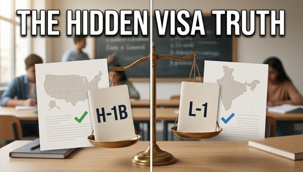 H-1B vs L-1 Visa: Which US Work Visa Should Indian IT Professionals Choose in 2026 for Better Career Growth and Residency? H-1B vs L-1 Visa: Which US Work Visa Should Indian IT Professionals Choose in 2026 for Better Career Growth and Residency?