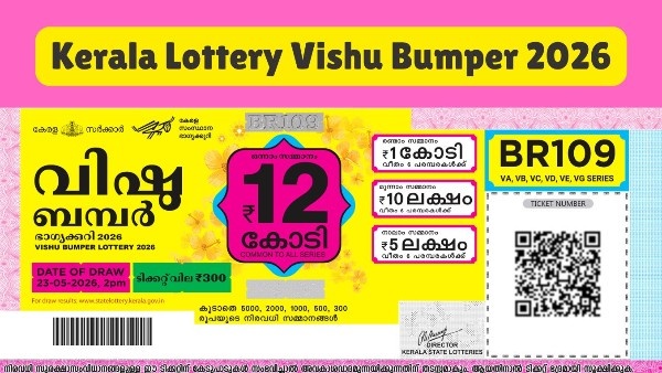 Kerala Vishu Bumper Lottery Result 2026 Kerala Vishu Bumper Lottery Result 2026