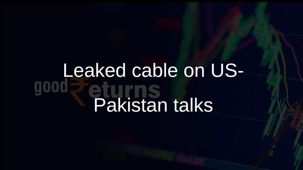Leaked cable on US-Pakistan talks
