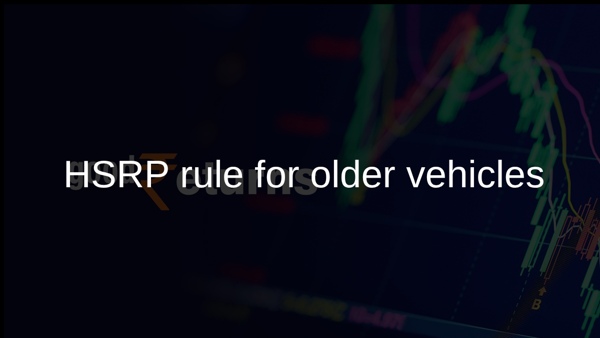 HSRP rule for older vehicles HSRP rule for older vehicles