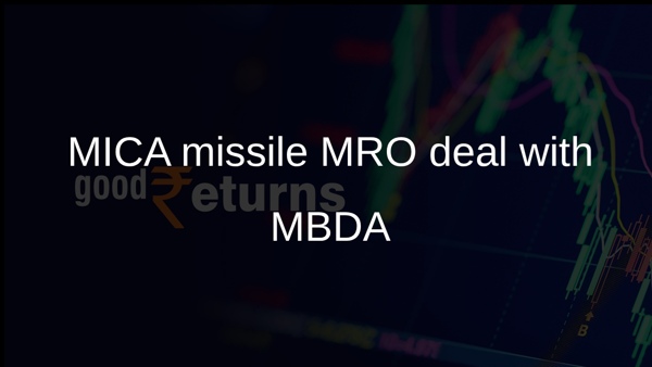 MICA missile MRO deal with MBDA