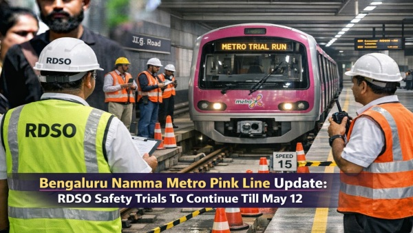 Bengaluru Namma Metro Pink Line Update: RDSO Tests In Progress