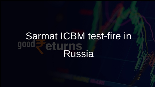 Sarmat ICBM test-fire in Russia