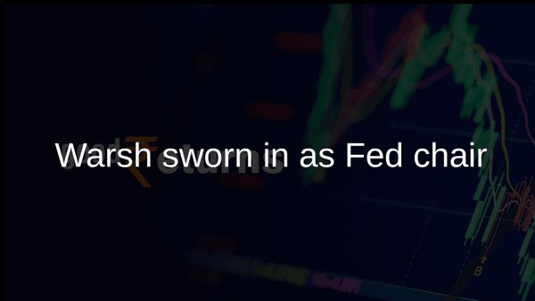 Warsh sworn in as Fed chair Warsh sworn in as Fed chair