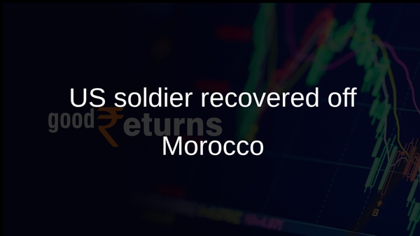 US soldier recovered off Morocco US soldier recovered off Morocco