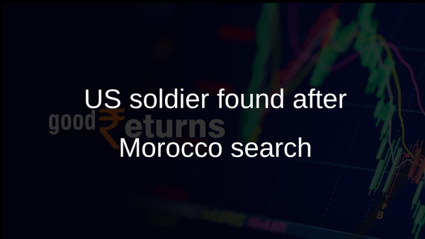 US soldier found after Morocco search