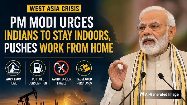 PM Modi Advises Work From Home To Cut Fuel Use As Global Oil Crisis Deepens