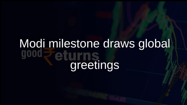 Modi milestone draws global greetings Modi milestone draws global greetings