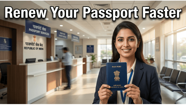 Indian Passport Renewal 2026: Complete Guide to Online Process, Fees, Tatkal Services, and Documents Indian Passport Renewal 2026: Complete Guide to Online Process, Fees, Tatkal Services, and Documents