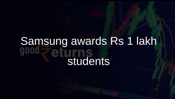 Samsung awards Rs 1 lakh students Samsung awards Rs 1 lakh students