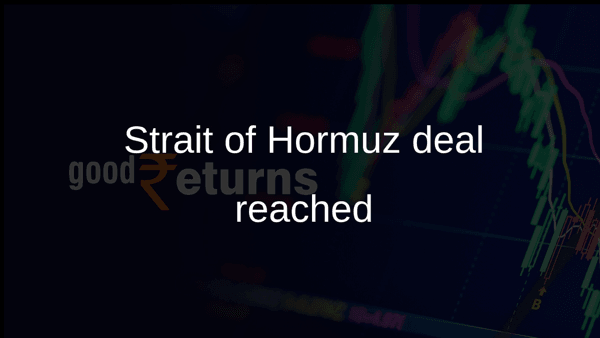 Strait of Hormuz deal reached Strait of Hormuz deal reached