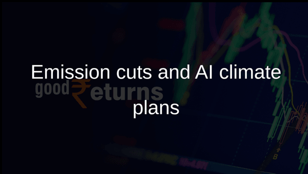 Emission cuts and AI climate plans